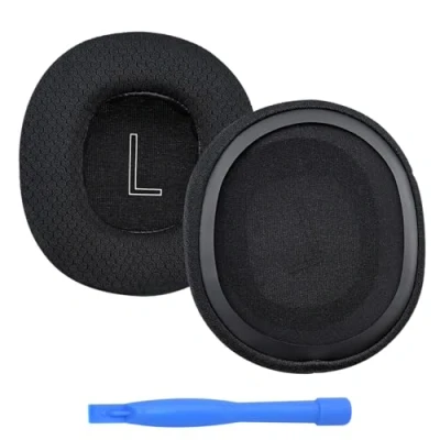 Image de Remplacement Coussinets d&#039;oreille pour Xbox Wireless, Wired, Stereo 20th Anniversary Special Edition Casque par MMOBIEL Mesh Fabric Coussinet de Rechange Noir