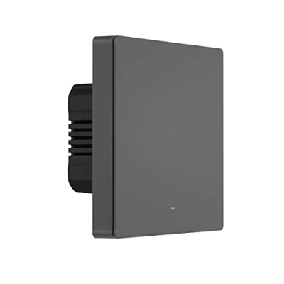 Image de SONOFF Interrupteur Sans Fil, 86 Type Mural Wifi, 1 Gang Intelligent Compatible avec Alexa et Google Home, (Fil Neutre Requis), Clés Physiques