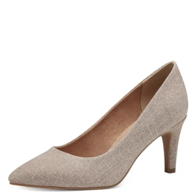 Image de s.Oliver Escarpins à talons hauts, Femme, Taille: 41, Champagne glit Textile