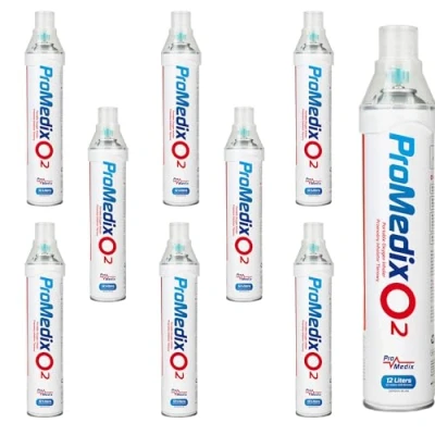 Image de 9x Promedix PR 994 12L inhalateur portable d&#039;oxygène en boîte à 99,4%,