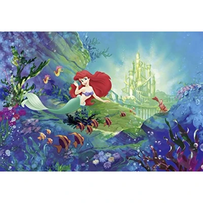 Image de Papier peint Disney Ariel La Petite Sirène 368x254 cm Intissé Motif enfant