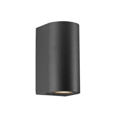 Image de Nordlux Applique d&#039;extérieur Canto Maxi 2 Seaside, noir, GU10, 17 cm