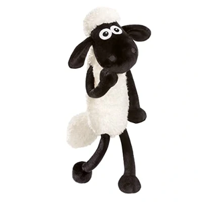 Image de NICI Peluche Shaun Le Mouton 50 cm Peluches Moutons Douillets pour Filles, Garçons et Bébés Jouets Doux à Câliner, Jouer Dormir Doudou Cadeau Mignon Cadeaux Naissance