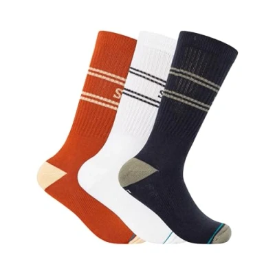 Image de Stance Basic Lot de 3 paires d&#039; quipage, indigo, 6 8.5