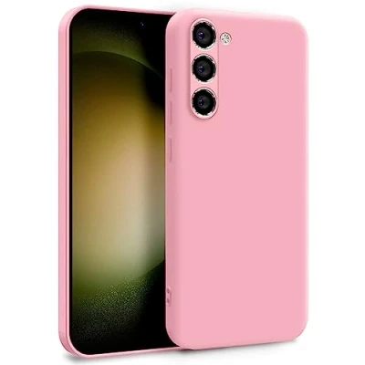 Image de MyGadget Coque pour Samsung Galaxy S23 Plus Case TPU Souple &amp; Soft avec Doublure Microfibre Cover Protection Extra Fine Légère Rose Clair