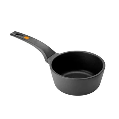 Image de BRA Efficient Casserole 16 cm, Fonte d’Aluminium avec Revêtement Antiadhésif Teflon Platinum Plus sans PFOA, Compatible Tous Feux Dont Induction, Noir