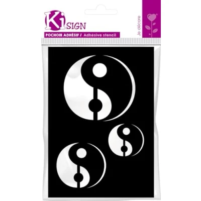 Image de Pochoir Yin &amp; Yang Ki Sign 7x10 cm