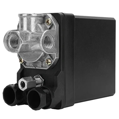 Image de Interrupteur de pression à 3 trous la phase 4, soupape commande commutateur verticale G1/4 &quot;pour le pneumatique 380V compresseur d&#039;air