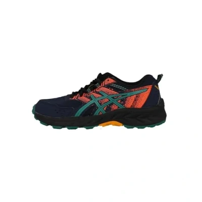 Image de Asics PRE Venture 9 Unisex Chaussures de running pour enfants, Taille: 40, Midnight/rainy lake Imitation cuir/textile