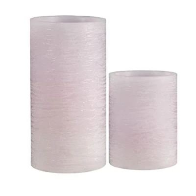 Image de Pauleen 48116 Cosy Lilac Candle LED avec minuterie de 6 Heures Bougies Cire Pile kit 2, 0.4 W