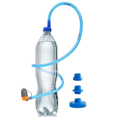 Image de SOURCE ENERGETICS UX. Buvez Bottel Glass Bottle Bamboo II Adulte Unisexe, Black/Anthracite, Taille Unique