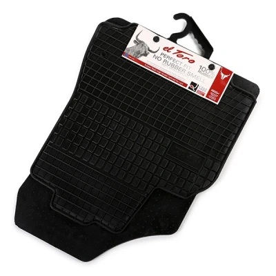 Image de FROGUM 0633P Ensemble de tapis sol Caoutchouc avant 2 noir Sur mesure CITROËN: Berlingo II Van, II, / First I Van