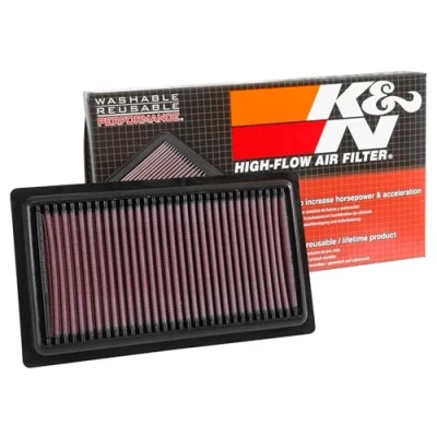 Image de K&amp;N 33 3052 Filtre à Air du Moteur: Haute Performance, Premium, Lavable, de Remplacement, Plus Pouvoir, 2014 2019 (i20 II)