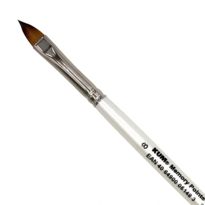 Image de KUM 514.01.11 Memory Point Brushes CT, MemTip Pin CT 8&quot;, forme langue de chat, 1 pièce