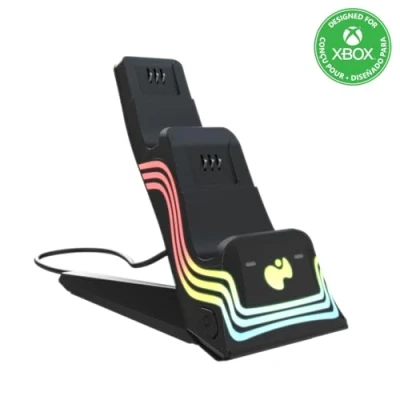 Image de PDP Xbox AFTERGLOW WAVE DUAL CHARGER Black