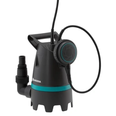 Image de Gardena Pompe submersible pour eaux usées 9200 Basic : submersible, débit de l/h, interrupteur à flotteur réglable avec fonction fonctionnement continu (9007 47)