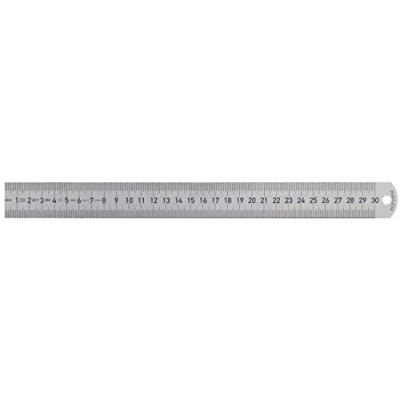 Image de Connex COX700030 Règle de Mesure Raide en Acier Inoxydable, Argent, 300 mm