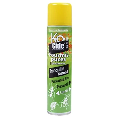 Image de K OCIDE Laque Anti Fourmis Puces et Gendarmes Rampants Fourmilières Invasions 300 ml