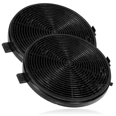 Image de SPARES2GO Filtre à charbon CF04 de rechange pour hottes COMPEE PYRA17B 60, PYRA17SS 90, GLAV17SS GLAV17B ANGJ64B 60 PRO, 90 PRO