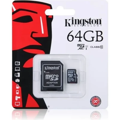 Image de Kingston Technology Carte Micro SD SDHC 32 GO Classe 10 UHS 1 + Adaptateur pour GoPro Hero 3 Silver Edition