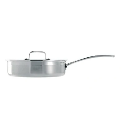 Image de Le Creuset Sauteuse avec Couvercle, 24 cm, Inox 3 ply, Argenté,96202124001000