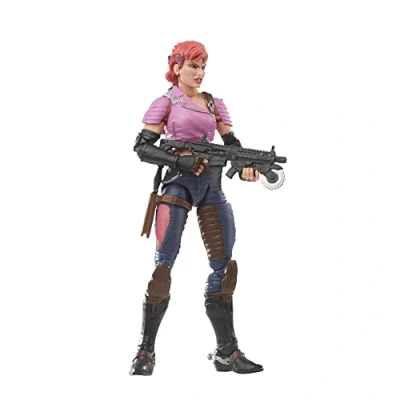 Image de G.I. Joe Classified Series, Figurine Zarana 48 de Collection Premium 15 cm avec Nombreux Accessoires, Emballage spécial F4026 Multicolore