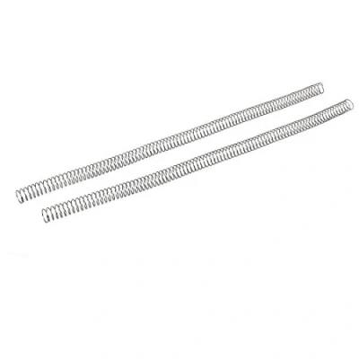 Image de sourcing map Ressort de Compression 0.6mmx10mmx305mm 304 Acier Inoxydable Argenté 2pcs