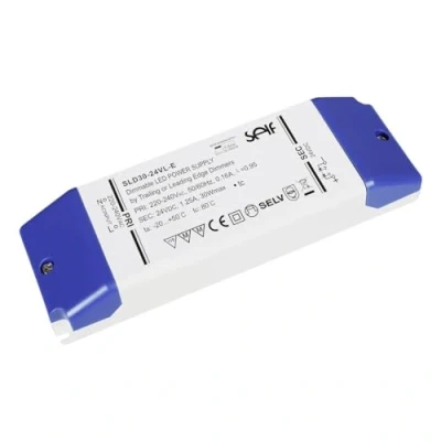 Image de Self Electronics SLD30 12VL e Transformateur LED, pilote tension constante 30 W 2,5 A 12 V/DC Montage sur