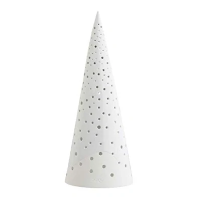 Image de Kähler Photophore Haut H30 cm Nobili Objet de Collection Design Danois, Blanc