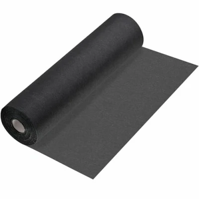 Image de 100%Mosel Chemin de Table en Non tissé, Noir (30 cm x 25 m), Nappe décorative pour Anniversaires Mariages et des Occasions spéciales