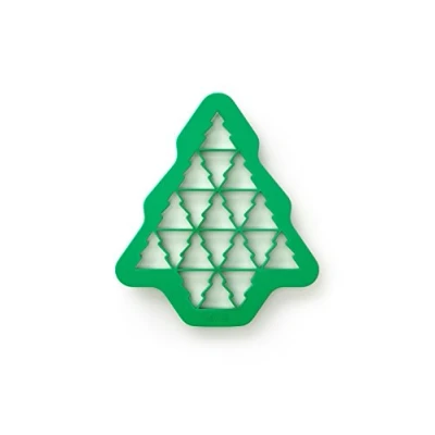Image de Lékué 0200180V13M018 Moule à Cookie Plastique Vert 23,5 x 1,5 27,0 cm