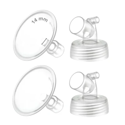Image de Maymom Lot de 2 pièces pompe à col large pour pompes Spectra S1/S2 ; y compris brides ouverture bride non originale (deux 14 mm)