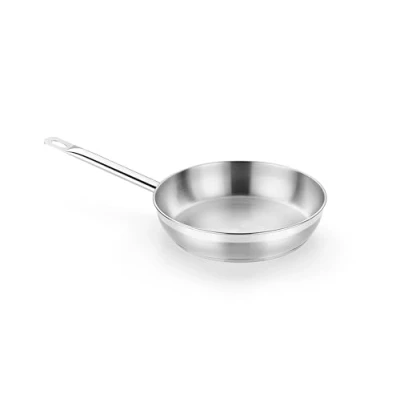 Image de BRA Profesional Poêle 26 cm inox, fond triple diffuseur, pleine induction, poignée ergonomique
