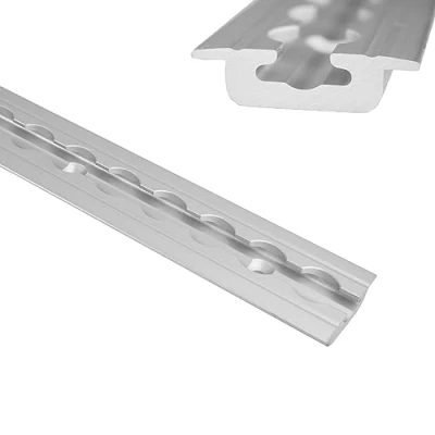 Image de NTG Rail aérien en aluminium 2 m À encastrer Avec trous 1975 mm