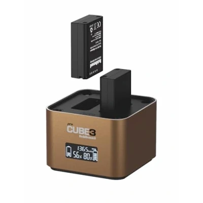 Image de HAHNEL ProCube3 Chargeur compatible avec Olympus BLN 1. BLS 5. BLH 1 Neuf