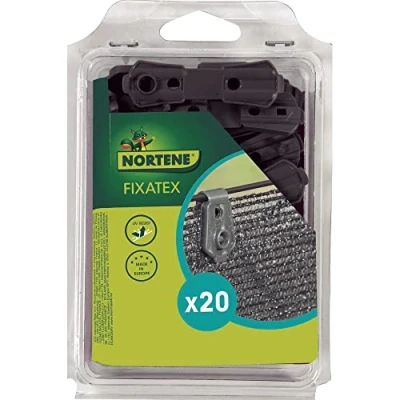 Image de Clip de Fixation Universel Fixatex Brise Vue Couleur Gris Durable Pratique