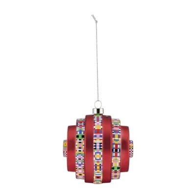 Image de Alessi Arch ESA06 6 Décoration de Sapin Noël Design, en Verre Soufflé Décoré à la Main