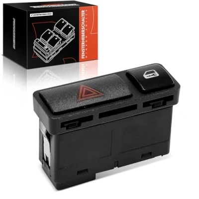 Image de Frankberg Interrupteur des Feux de Détresse Compatible avec Série 3 E46 316 318 320 323 325 328 330 M3 1998 2007 X5 E53 2000 2006 Z4 E85 E86 2002 2009 Remplacer# 61318368920