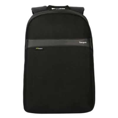 Image de Targus Étui pour ordinateur portable jusqu&#039;à 16&quot;, GeoLite EcoSmart Advanced Topload Case, tissu léger, durable et résistant à l&#039;eau avec bandoulière amovible réglable Noir