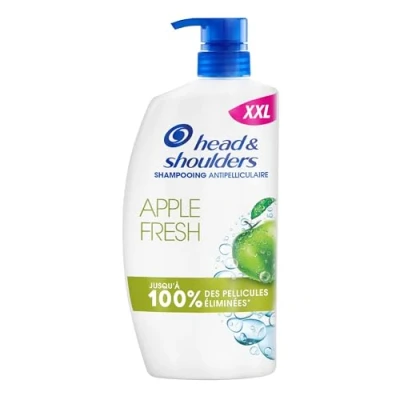 Image de Head &amp; Shoulders Apple Fresh Shampoing Antipelliculaire. Pompe 1000ml. Usage Quotidien. Jusqu&#039;à 100% des Pellicules Éliminées, Cliniquement Prouvé. Tous Types de Cheveux et Cuir Chevelu