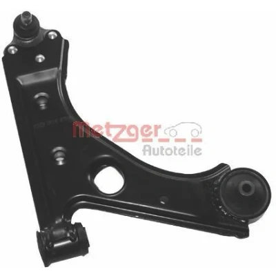 Image de METZGER 58005202 Bras de suspension avec support en caoutchouc, rotule Essieu avant droit, inférieur barre oscillant transversal