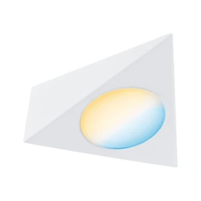 Image de Paulmann 99959 éclairage de meubles LED Clever Connect Spot Trigo Tunable 12 V incl. 1x2,1 watts gradable Blanc dépoli Métal 2700 6500K, 2.1 W, White matt