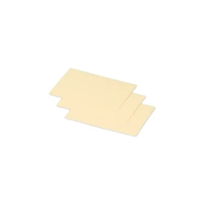 Image de Clairefontaine 11276C Paquet de 25 Cartes Simples Format 7x9,5cm 210g/m² Coloris Chamois Cartons d&#039;Invitation Evènements et Correspondance Gamme Pollen Papier Premium Lisse