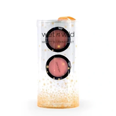 Image de Wet n Wild Merry Blushmas Set, Powder Blush Makeup Buildable Sheer to Bold Blush, with Velvety soft Pressed Formula, for a Healthy looking Flush of Silky Smooth Colour