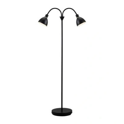 Image de Nordlux Lampadaire Ray en métal noir à 2 lampes