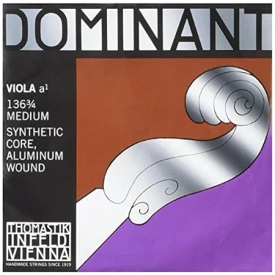 Image de Dominant Strings 136 3/4 Cordes Thomastik Alto Noyau plein nylon Taille