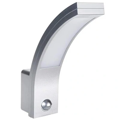 Image de Maclean MCE244 S Lampe LED avec détecteur de mouvement infrarouge 750lm 10W IP54 silver
