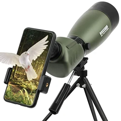 Image de Longue Vues, Hunting Spotter Scope for Shooting Targets, Telescopes Waterproof with BAK4 Prism Tripod Phone Adapter Carry Bag, Target Bird Watching Wildlife