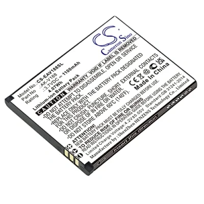 Image de TECHTEK Batteries Compatible avec [Emporia] Touch Smart, Smart 2, Touchsmart V188, TOUCHsmart.2 remplace AK V188