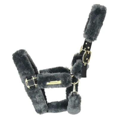 Image de Kentucky Licol Sheepskin Gris Poney